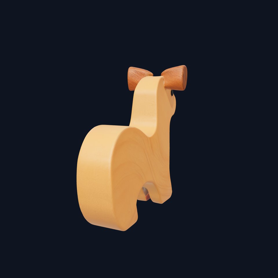 Wooden Animal Figure Model Pack